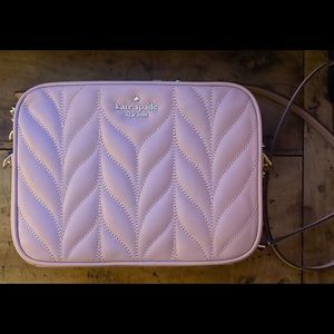 Kate Spade New York light pink quilted purse new